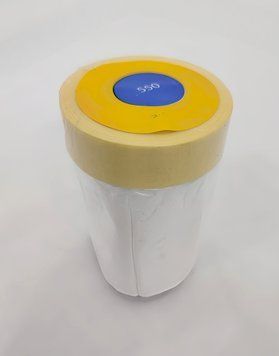 Плівка за х исна з малярською стрічкою 0, 55м * 16мм/20м 2062762009 фото