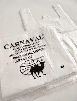 Пакети - майка Carnaval 24 &times; 43см (250шт/уп.) фото